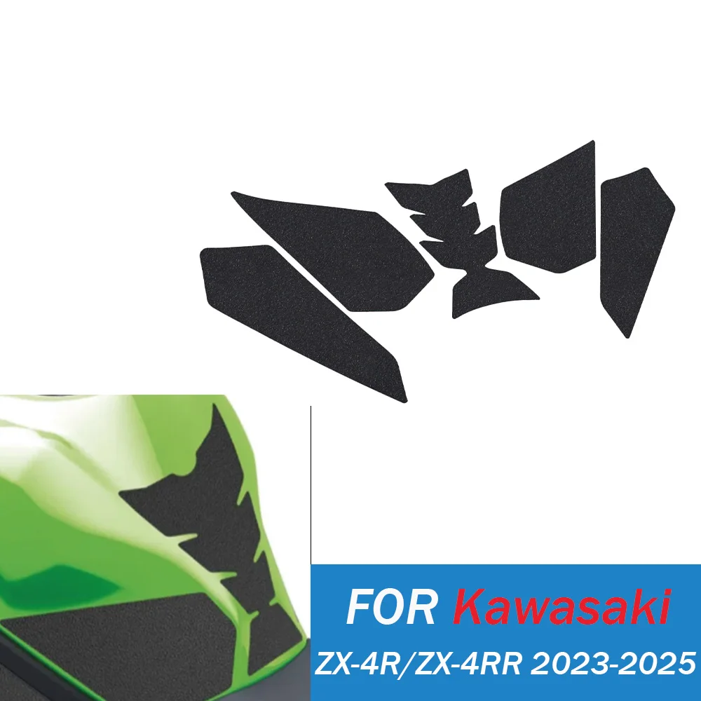 

For ZX4RR ZX4R Tank Traction Side Pad Gas Fuel Knee Grip Decal For Kawasaki ZX-4R ZX-4RR 2023-2025 ZX 4R 4RR Motorcycle Stickers