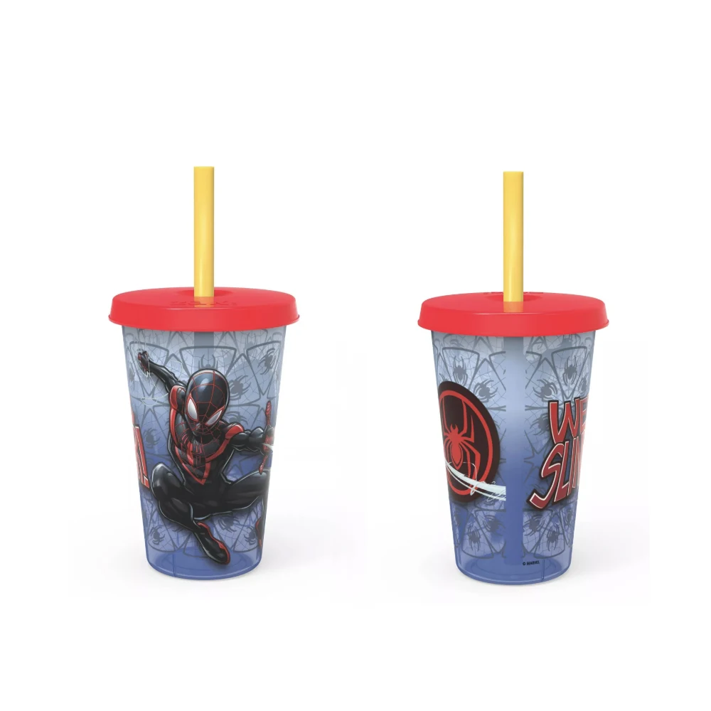 Ensemble de bouteilles d'eau et de gobelets Spiderman pour garçon, 4 figurines d'anime, accessoires Mininstants, cadeau