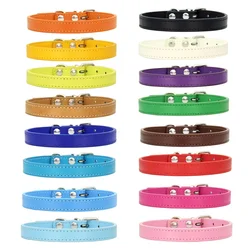 Collare per cuccioli di gatto in pelle colorata collana con gattino carino nome collare personalizzato per cani e gatti accessori per animali domestici imbracatura