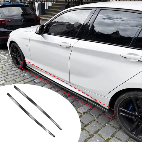 BMW 1 시리즈 F20 F21 M 스포츠 2011-2019 차량용 사이드 스커트 익스텐션 스플리터 디퓨저 튜닝 윙렛 자동차 부품 바디 키트 BMW 1 시리즈 F20 F21 M 스포츠 2011-2019 차량용 사이드 스커트 익스텐션 스플리터 디퓨저 튜닝 윙렛 자동차 부품 바디 키트