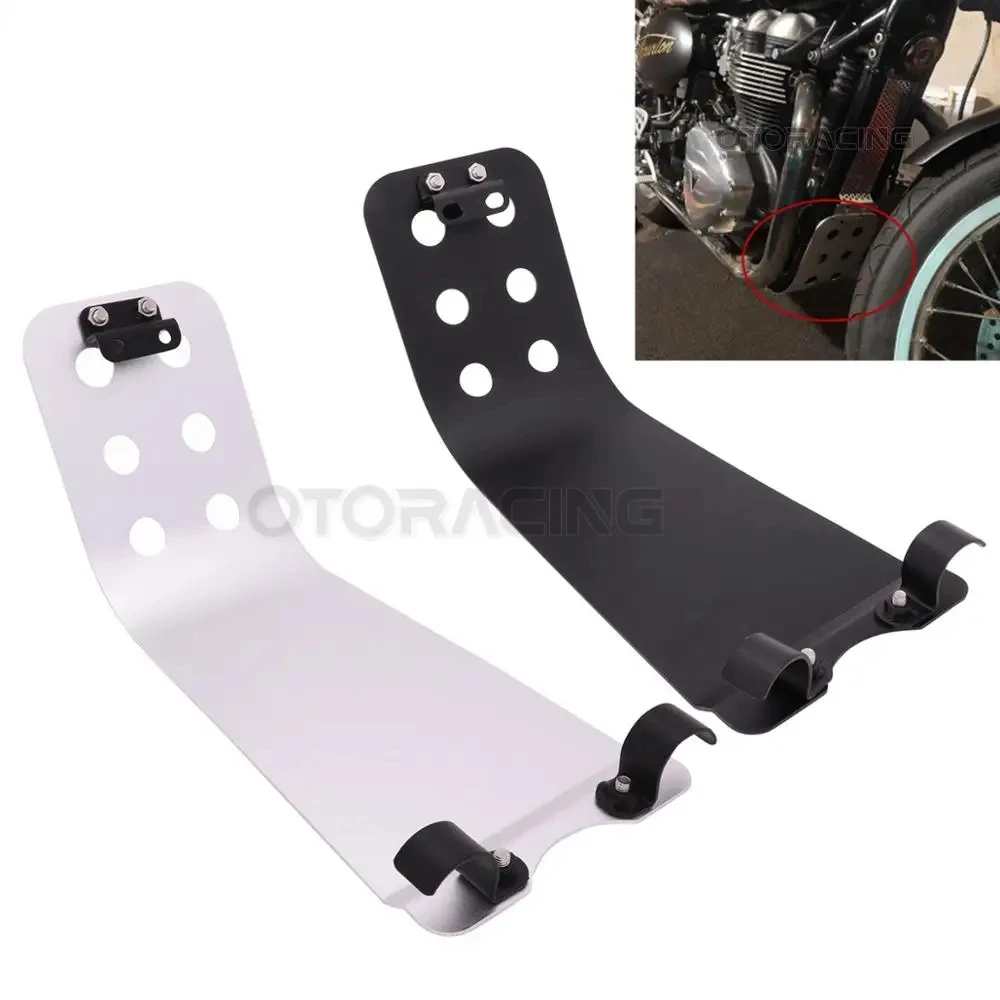 

Motorcycle Aluminum Engine Guard Skid Plate Shield Cover For Triumph Bonneville SE T100 Thruxton Scrambler Steve Mcqueen