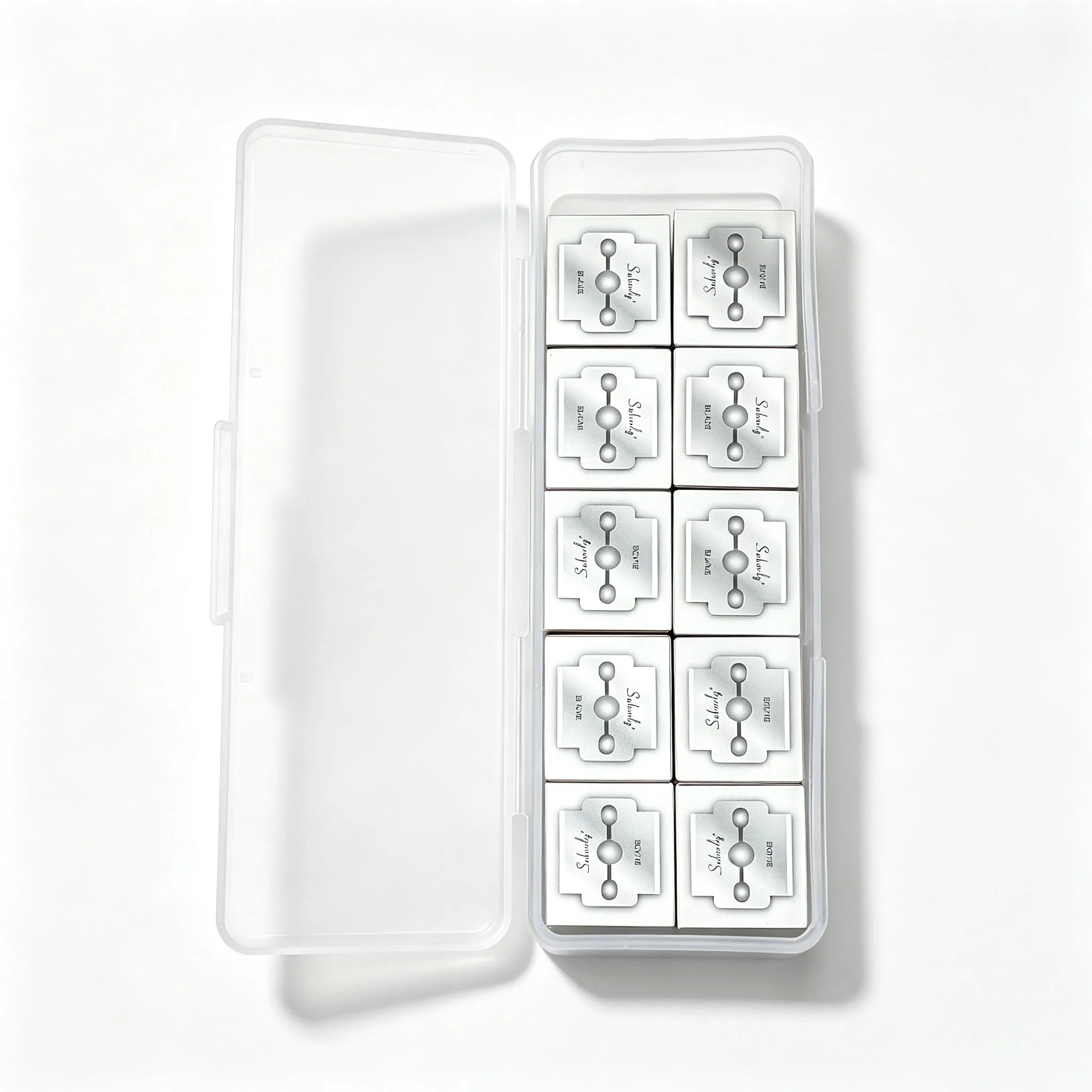 200 Pcs Pedicure Replacement Blades, 20 Boxes Foot Callus Shaver Refill Blades, Durable Stainless Steel Cutter Blades, Easy Swap