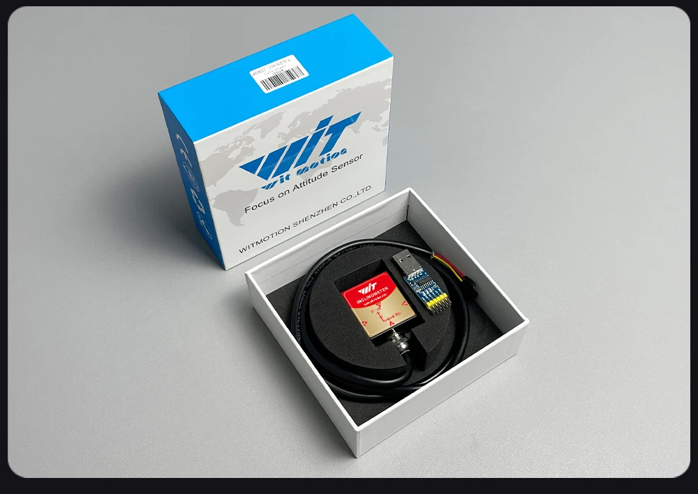 HWT905 IMU MEMS Highprecision Accelerometer+Gyro+Angle with Temperature&Magnetometer Compensation, IP67 waterproof  Inclinometer