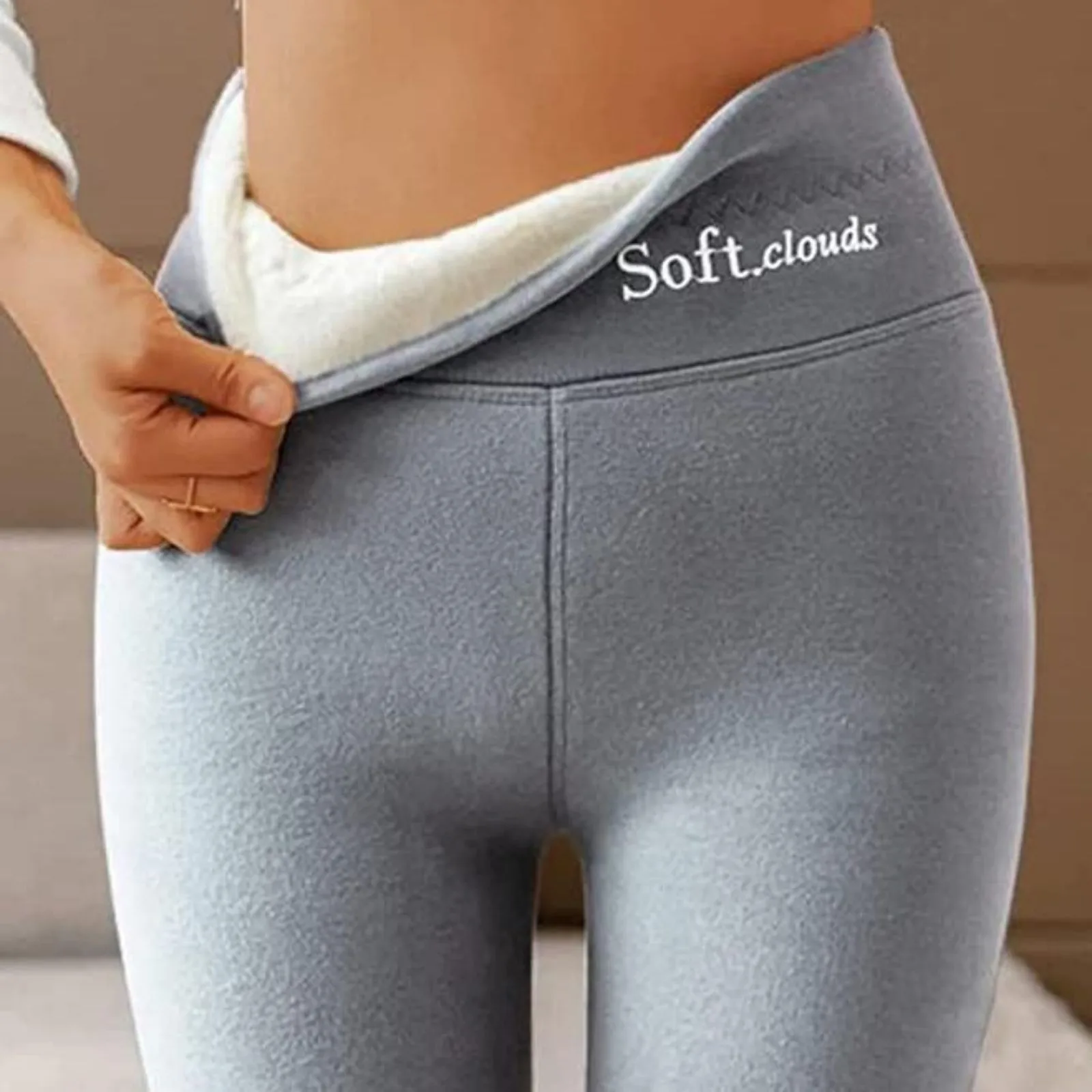 Winter Warmer Leggings Women Ladies Thermal Pants Pantyhose Socks Velvet Tights Elastic Thicken Stocking Fleece Lined Underwear