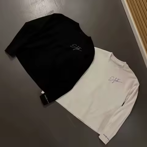 Harajuku Street Hip Hop Brief Druck Rundhals Übergroßen T...