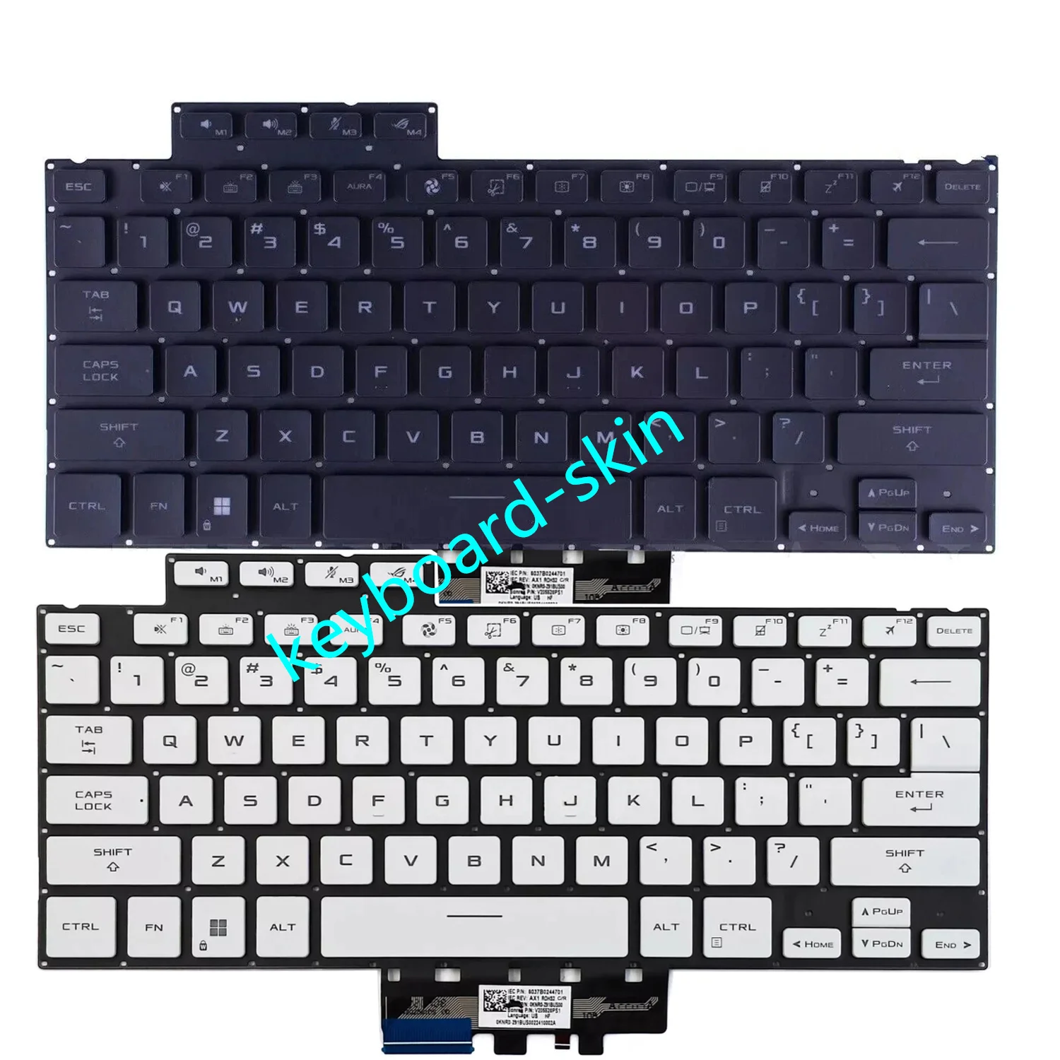 

US Backlit No-Palmrest Keyboard For ASUS ROG Zephyrus G14 Series GA402 GA402R GA402RJ GA402RK GA402RU GA402X GA402XV GA402XZ