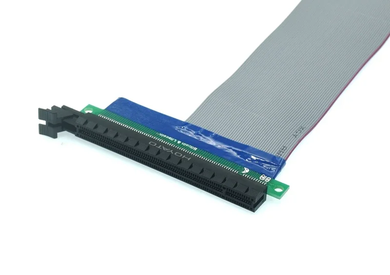 Karta rozszerzeń PCI Express PCIE Riser Card Extender PCI E 8X do 16X, adapter PCI-E Riser, przedłużacz PCIe X8, pozłacana, do kopania BTC — zdjęcie 5