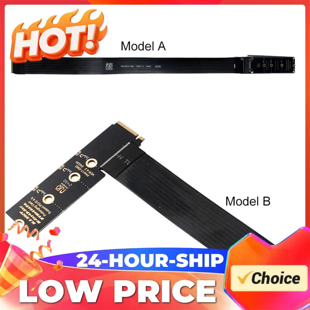 

Кабель-удлинитель M.2 NVME NGFF M-Key для SSD, карта-удлинитель M.2 NVME NGFF M-Key PCIe 4.0 для SSD M.2 2230 2242 2260 2280