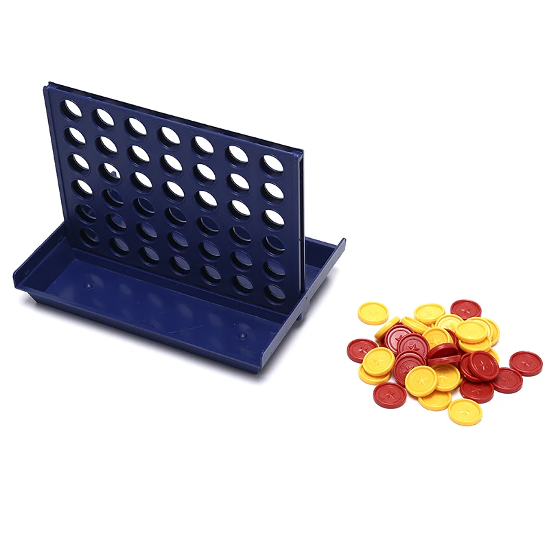 

1 комплект Connect 4-дюймовая настольная игра, детская спортивная развлекательная игрушка