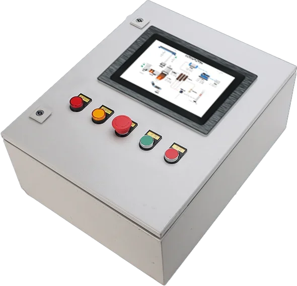 HMI Industrial All in One Touch Machine IOT Gateway for Electrical Panel Box 1rs485 1rs232 10.1