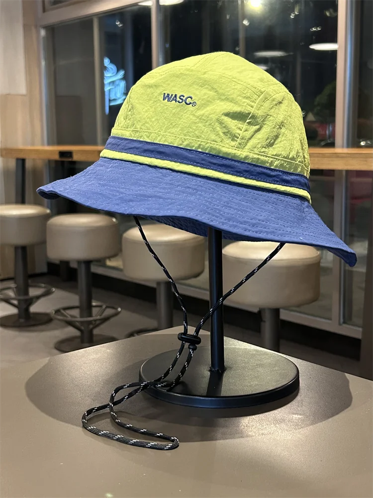 

Outdoor color matching bucket hat men's and women's summer quick-drying breathable sun hat fishing mountaineering hat