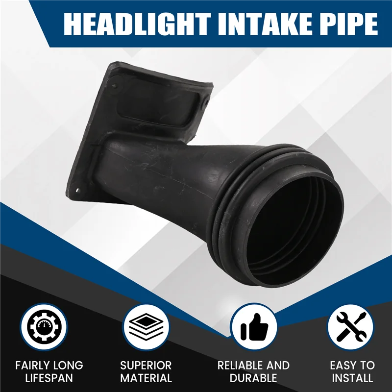 

AR-77072385 Car Headlight Intake Head Light Duct Tube Pipe Cold Air Hose For Dodge Challenger Hellcat 2015-2022