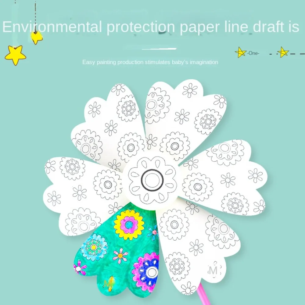 子供のための手作りの風車のおもちゃ,手工芸品,アート,落書き,教育,おもちゃ
