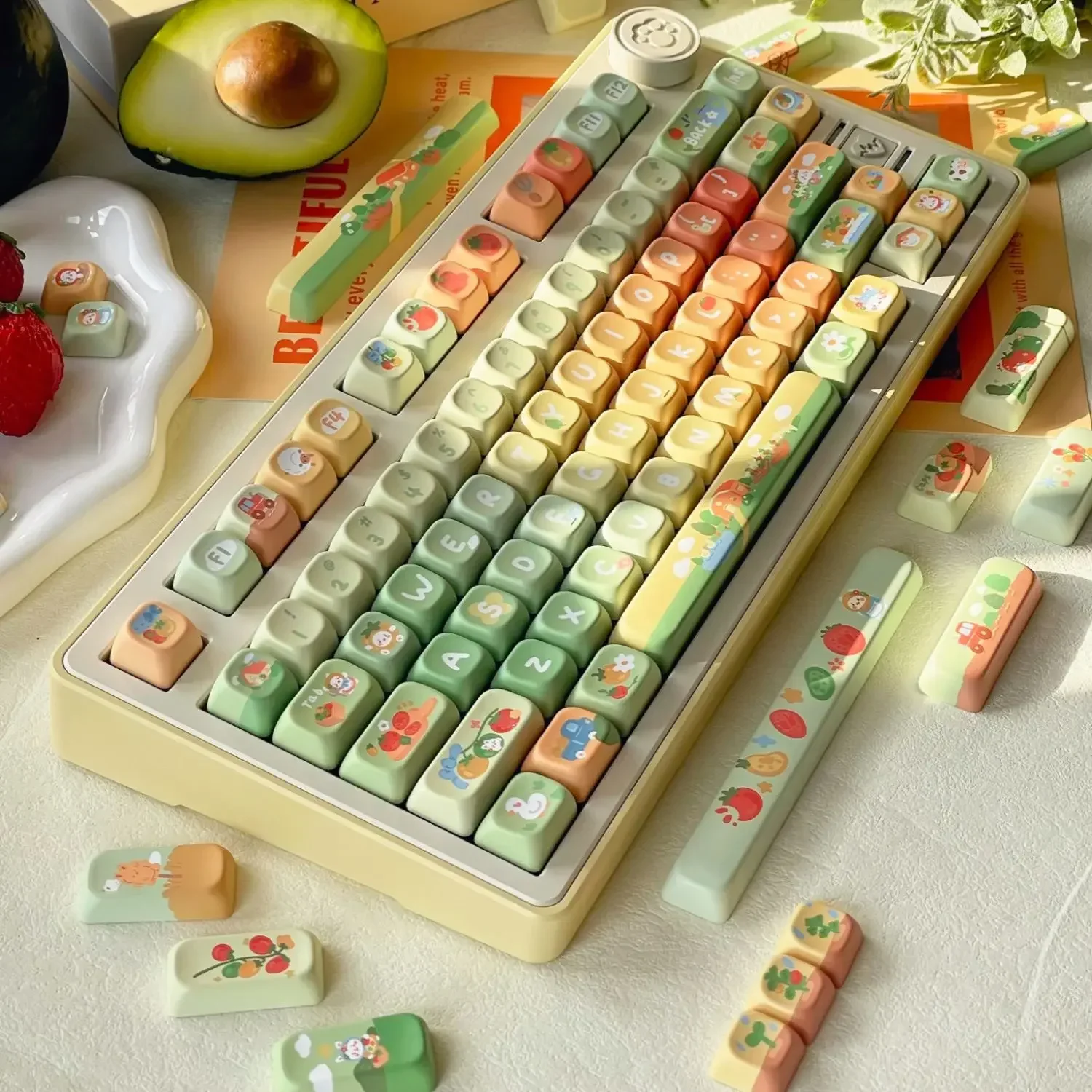 

Tomato Duoduo Keycap EOA Highly Rounded PBT Hot Sublimation