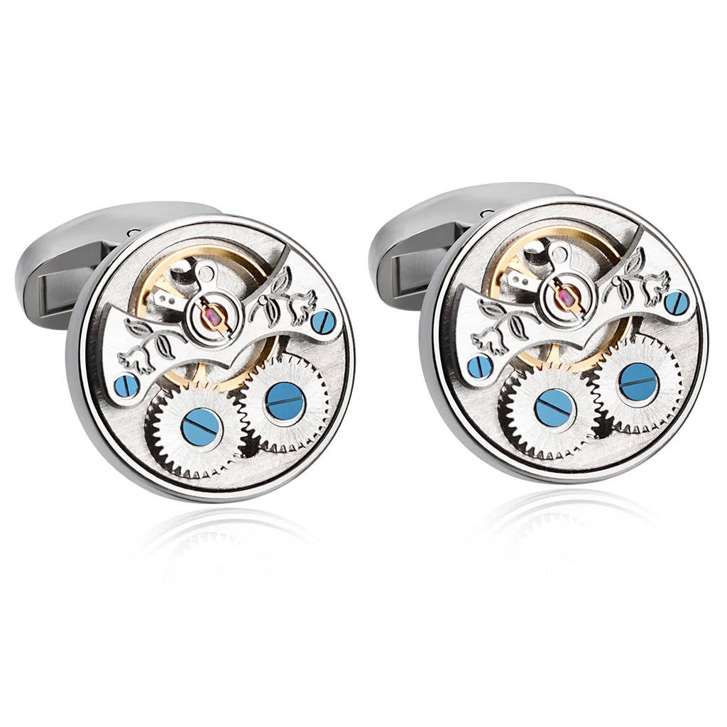 SAVOSHI Mechanical Watch Movement Cufflinks For Mens French Shirt Fashion Gift Cuff Buttons Newest Style Jewelry Drop Shipping