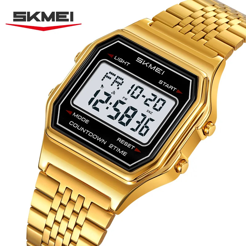

SKMEI 2465 Men's Electronic Watch Small Dial Fashion Multifunction Student Wrsitwatch Casual Business Digital Watches for Man