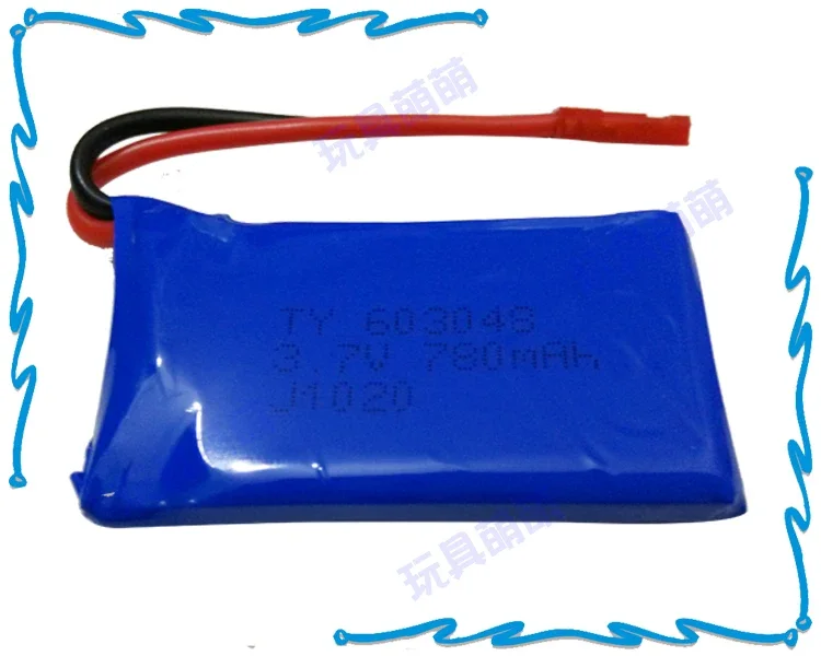 Special offer V636 upgrade without head Weili model 2.4G aircraft original 3.7V 780 MAH lithium battery Rechargeable Li-ion Cell