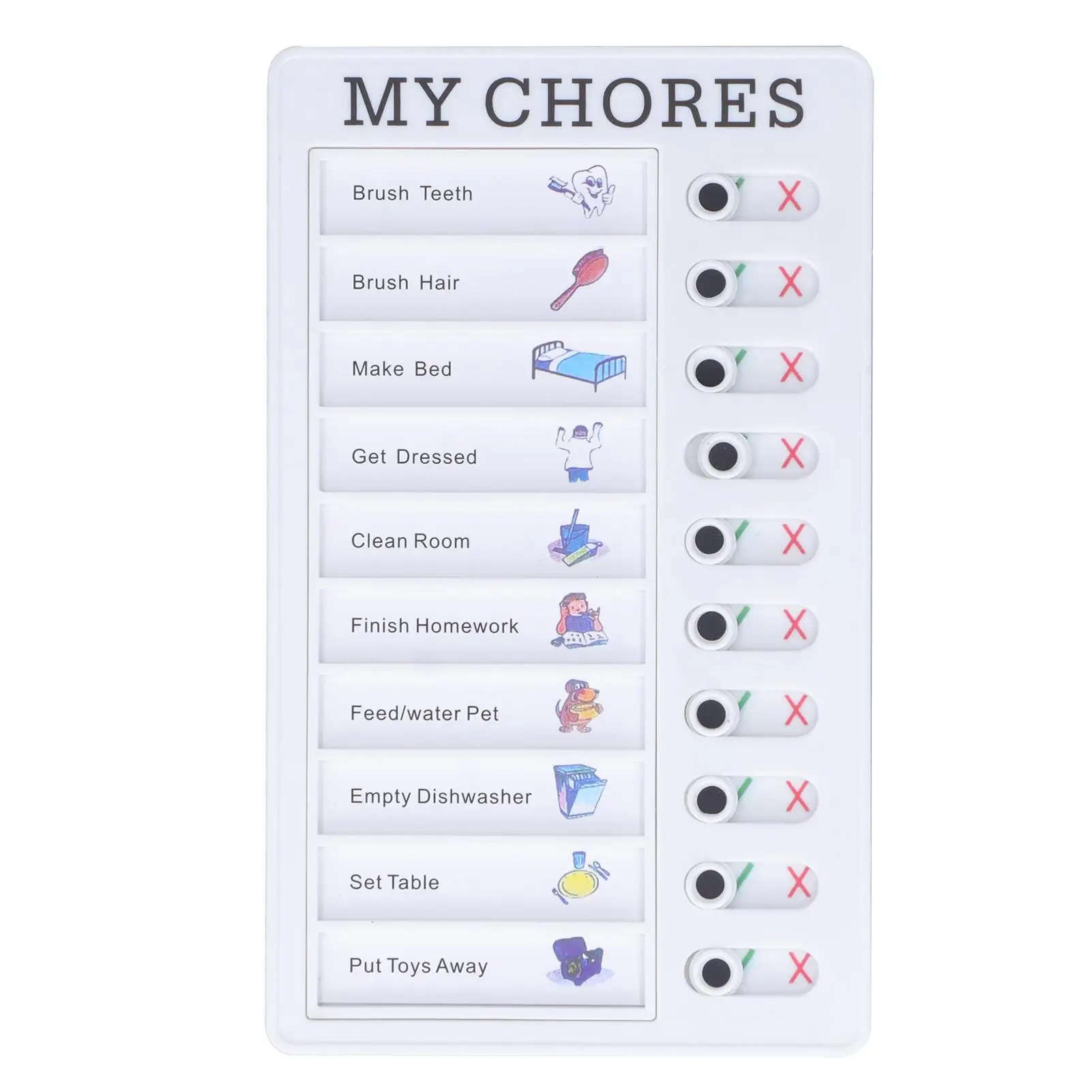 

Kids Chore Chart Memo Board - Lightweight & Comfortable for family and for office Organization