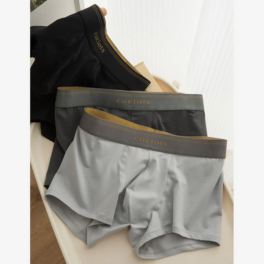 Breathable U Pouch Underwear Sexy Breathable Cotton Mens Boxer Shorts 95 Cotton Material Boxer Brief Style Comfortable Fit