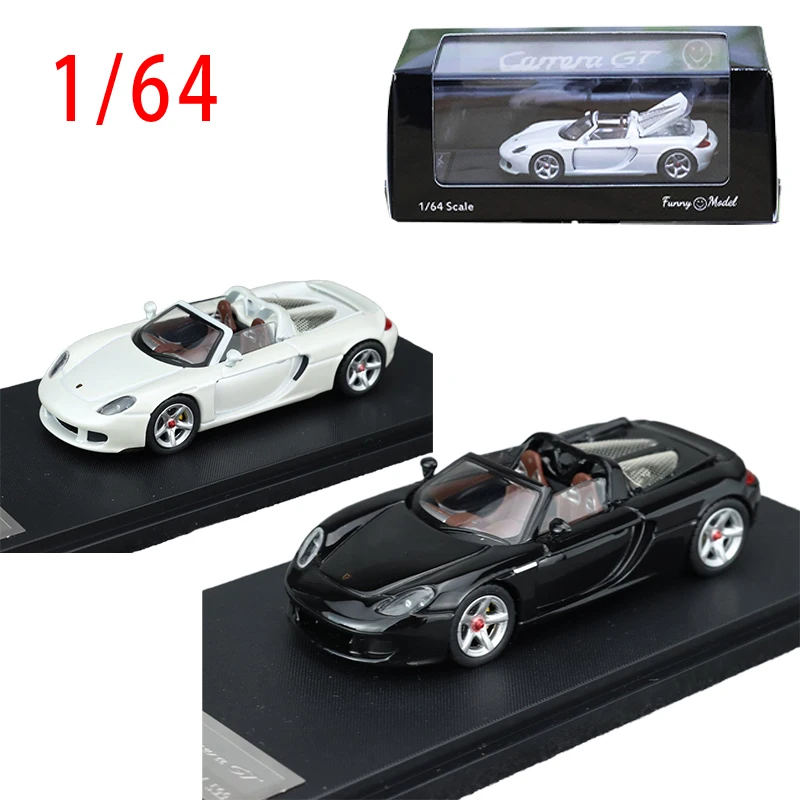 

Funny Diecast 1/64 Porsche Carrera GT Convertible Car Model Porsche Play Vehicles Original Box in Stock