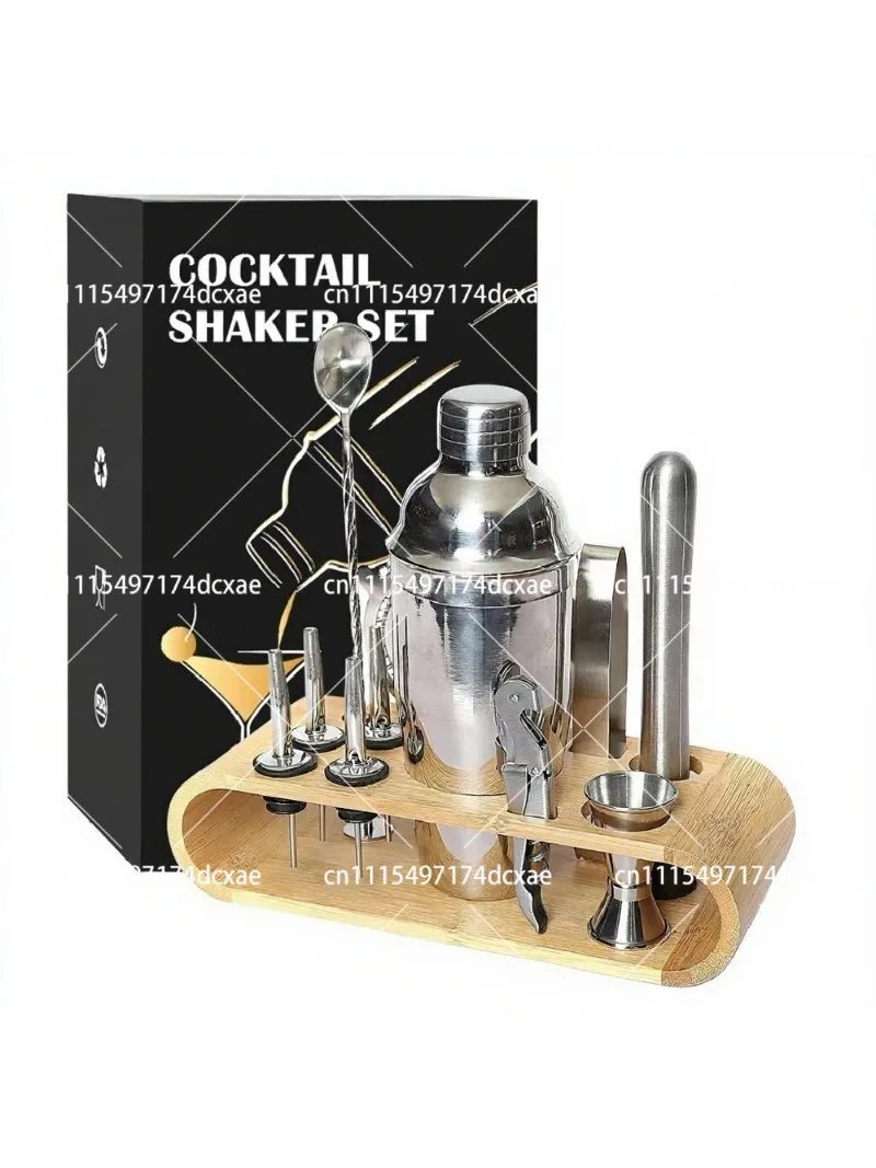 1PC Stainless Steel Bartender Kit Cocktail Shaker Set with Jigger Bar Tools for Home Bar Pub
