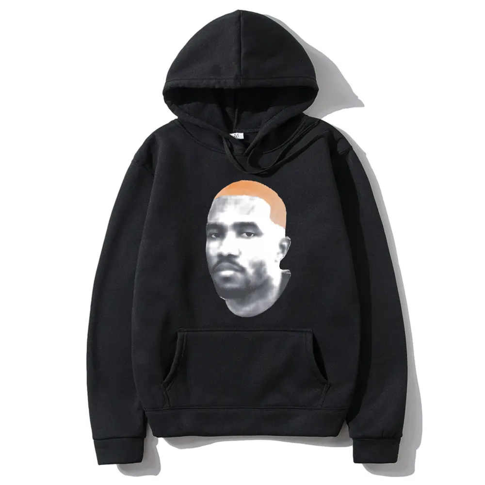 

Rapper Frank Face Graphic Hoodie Rap Male Blond Hip Hop Sweatshirt Ocean Oversized Hoodies Men Fashion Casual Vintage Streetwear