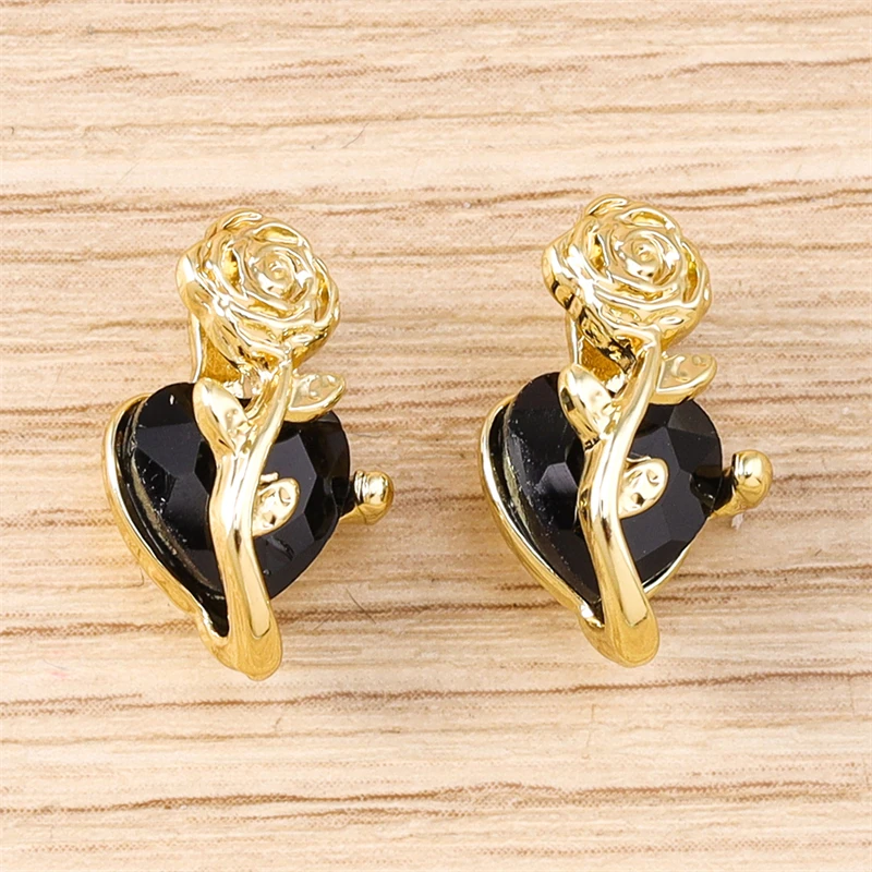 5 Stück niedliche, bunte, gemischte Metall-Herzanhänger für die Schmuckherstellung, Halsketten, Ohrringe, Armbänder, DIY-Bastelarbeiten und Accessoires – Detail 23
