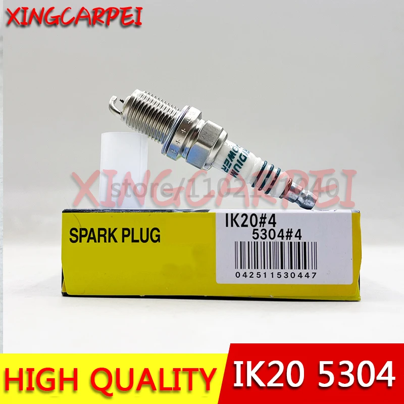4pcs Iridium IK20 5304 Power Spark Plug For Toyota For Honda For Nissan For Mazda For Volvo Power Plugs