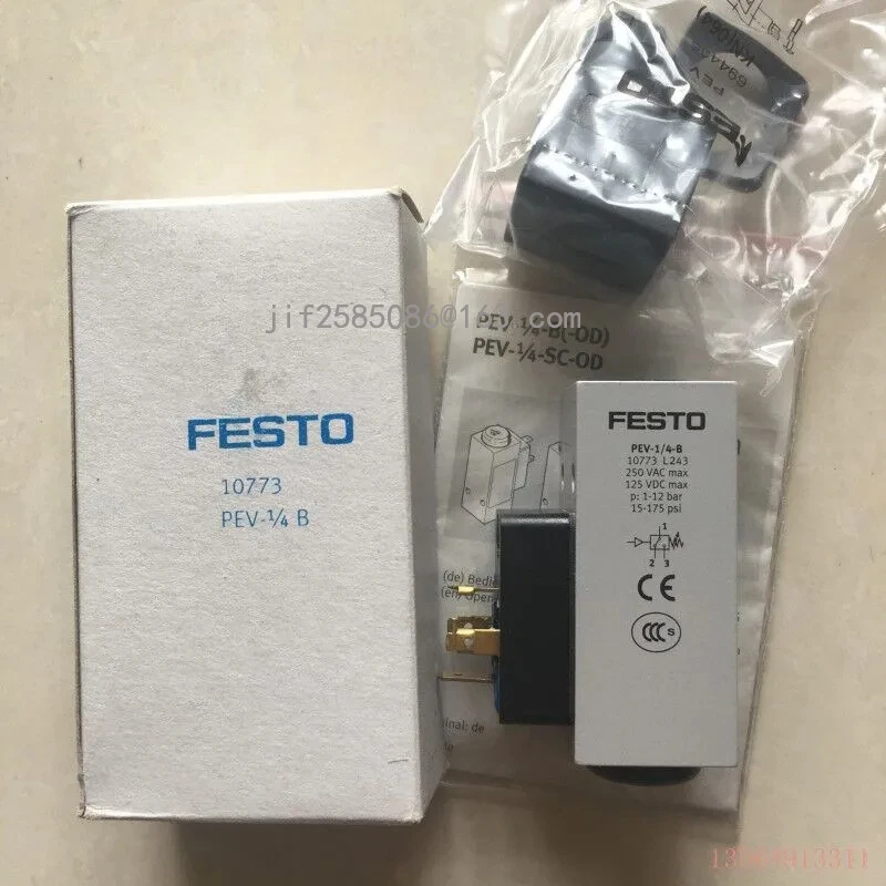 FESTO оригинальный 10485-FK-M27X2,10773 PEV-1/4-B,1045554 107107 10772 10775 10776, все серии доступны, цена договорная