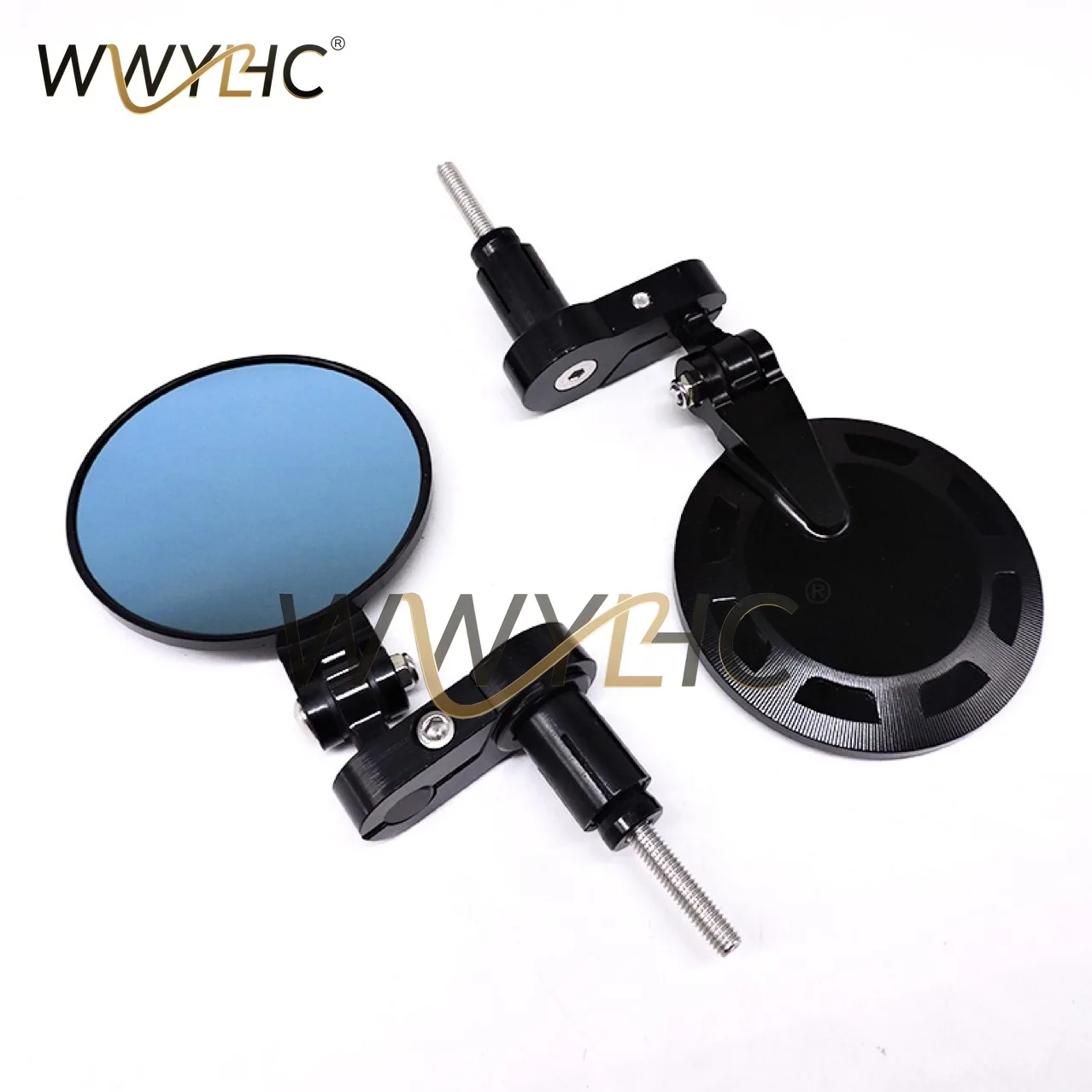 Motorcycle Electric Vehicle Rearview Mirror Handlebar Mirror Small Round Mirror Inverted Rear  600 NK250 Universal