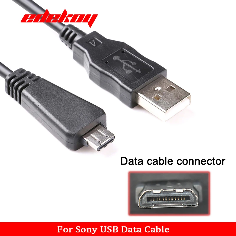 USB DATA cable for Sony VMC-MD3 DSC-T99 T110 T110/B T110/R T110/P T110/V T110/D DSC-HX100 HX100V HX100 HX7V WX5C WX7 WX9 WX30