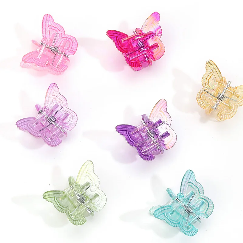 30pcs Mini Hair Claw Clips Kawaii Butterfly Hair Clamp Women Sweet Crab Hairpins Barrettes Girls Headwear Hair Styling Tools