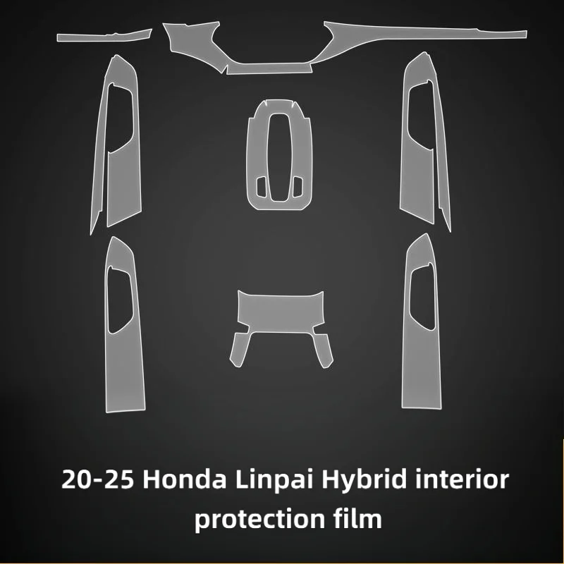 For  20-25 Honda Linpai Hybrid screen center console interior car modification transparent anti-scratch protective film