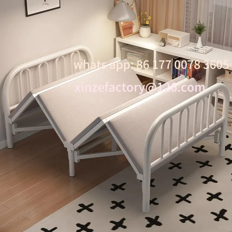 

Customizable Rollaway bed single bed simple double bed 1.2 meters household lunch break small adult dormitory 1.5 meters hard