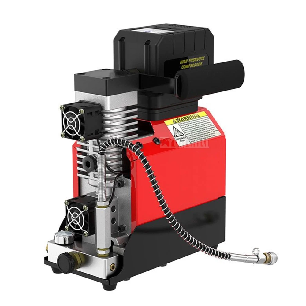 2027 Portable 30MPA High Pressure Inflatable Pump Machine Air Compressor 18V lithium battery air cooling