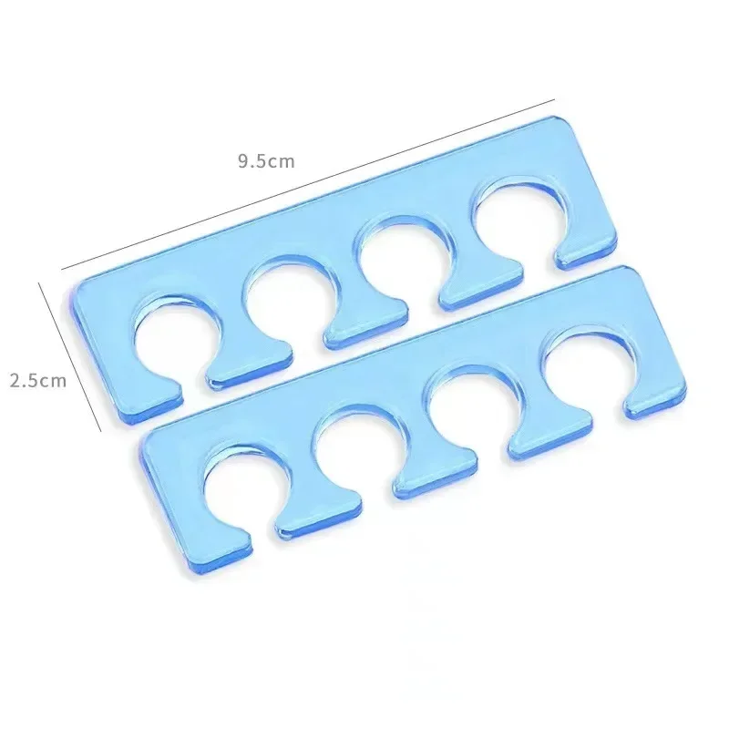 Weiche Silikon Maniküre Pediküre Nägel Finger Separator flexible Finger Toe Spacer Trennung Glätte isen Nagel Finger Splitter