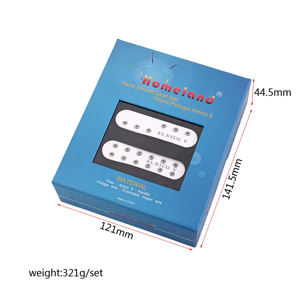 

3 Pcs Guitar Pickup Set Sturdy Single Coil Humbucker Middle High Grade Copper Wire Excellent Conductivity Easy