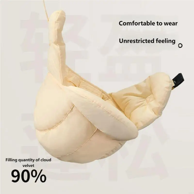 Thickened Polyester Winter Hat Protective Ear Flap Men Hat for Enhancing Warmth and Wind Resistance in Extreme Cold 