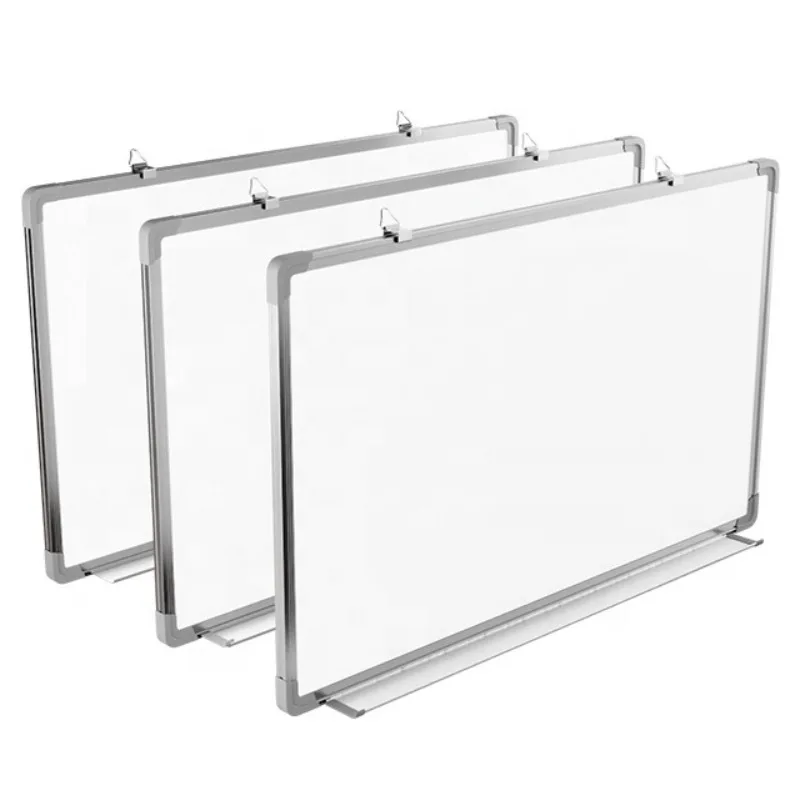 Modern children's aluminum magnetic whiteboard, suitable for classroom use, small hanging writing board