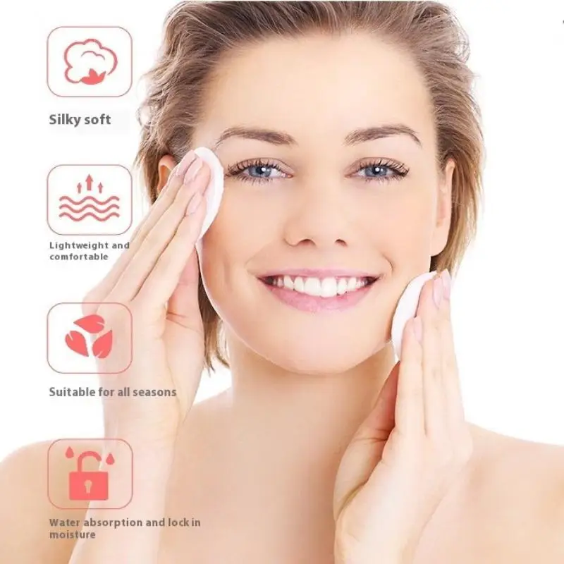 100 Stuks Wattenschijfjes Wegwerp Schoon Katoen Gezicht Nagellak Remover Ronde Zachte Gezicht Reiniging Remover Wattenschijfjes Makeup Tools