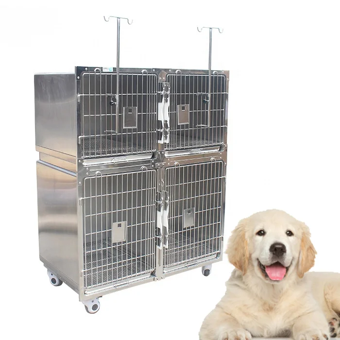 

veterinary surgical equipment stainless steel instrument large vet clinic dog animal cages for sale