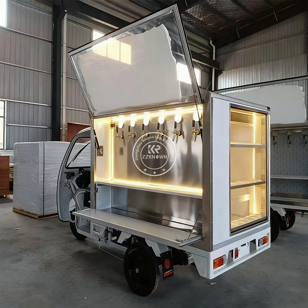 High Quality Customizable Fast Cooling Refrigerated Truck Temperature Controlled Cold Storage Trailer Cart for Seafood Delivery