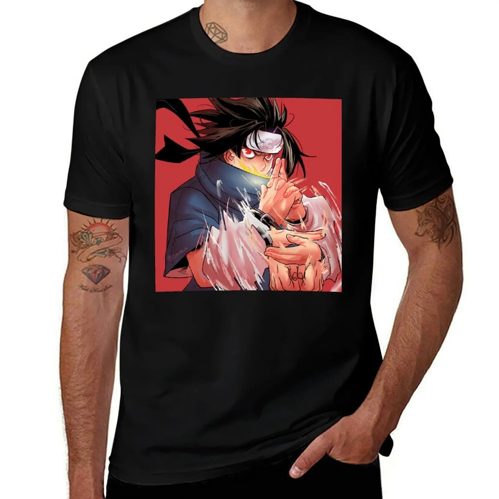 

Broken Hero flame T-Shirt blanks blue archive animal prinfor boys T-shirts oversize Men's t shirts