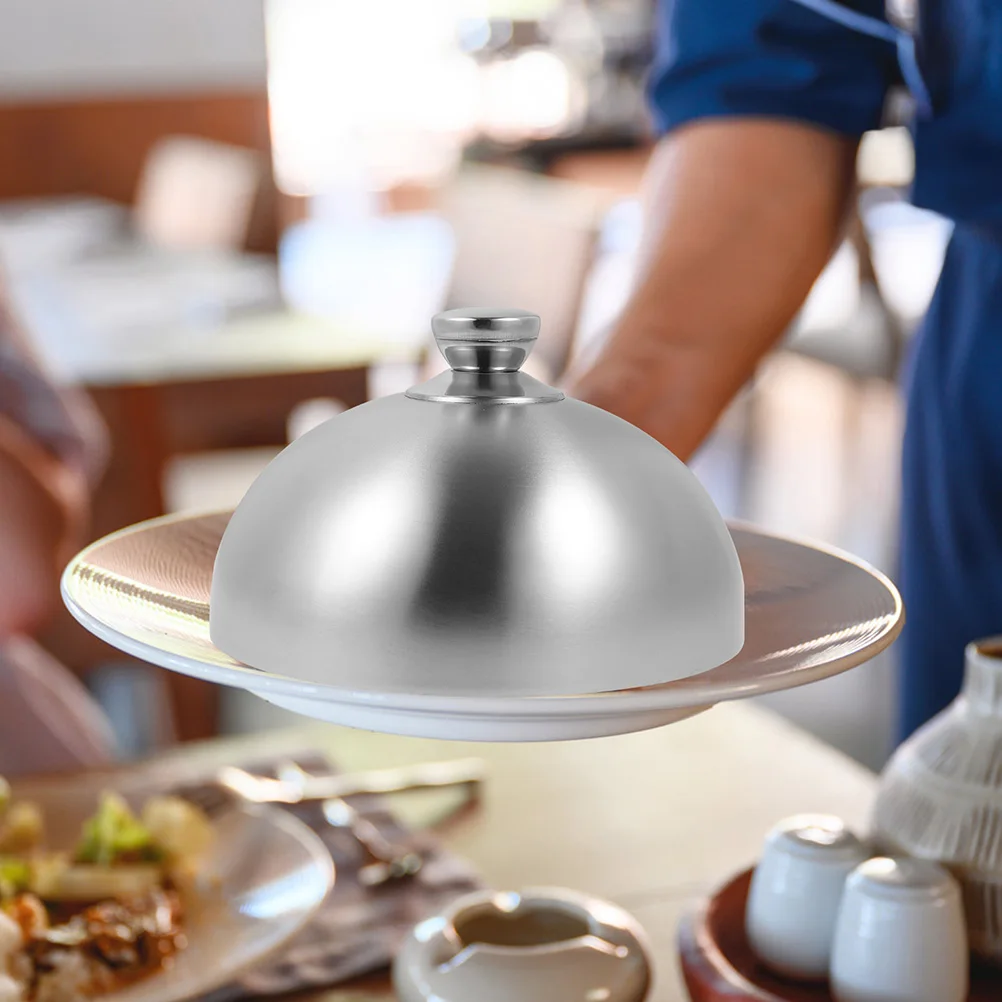 

Stainless Steel Splatter Guard Cover Food Protector Dome Kitchen Cookware Accessories Anti Oil Handle Design