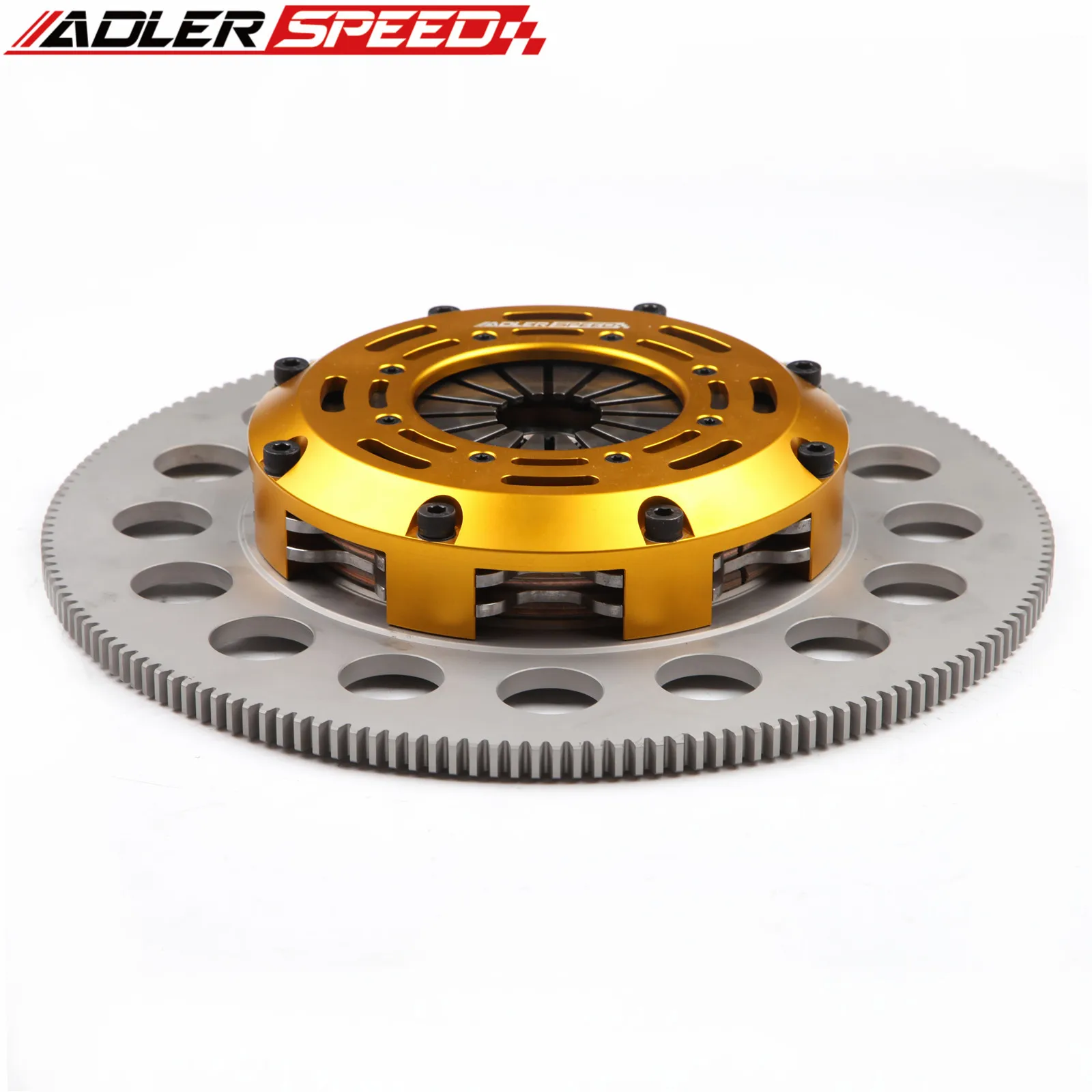 

ADLERSPEED Racing Clutch Twin Disk & Flywheel For 98-02 Pontiac Firebird Firehawk, Trans Am 5.7L LS1Medium