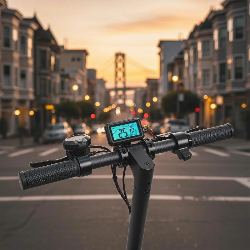 48V Electric Scooter LCD Display Speedometer Odometer Speed Voltage Indicator For Bike Modification Accessories