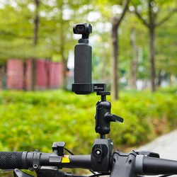 Bike Clip Mount for DJI Pocket 4/3/2,Bicycle Bracket Holder Fix Clamp Handheld Gimbal Camera Accessories
