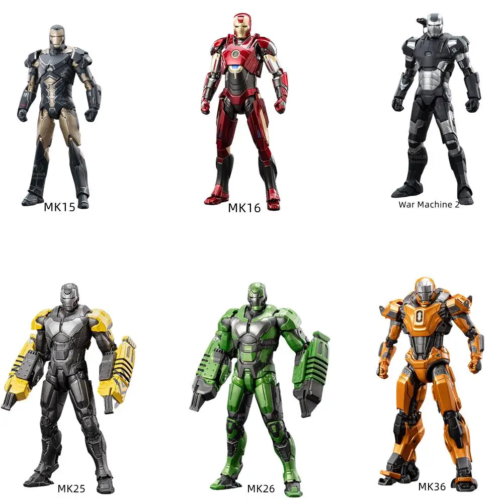 ZD Toys Iron Man Action Figure MK1-7 MK17 MK35 MK85 MK30 War