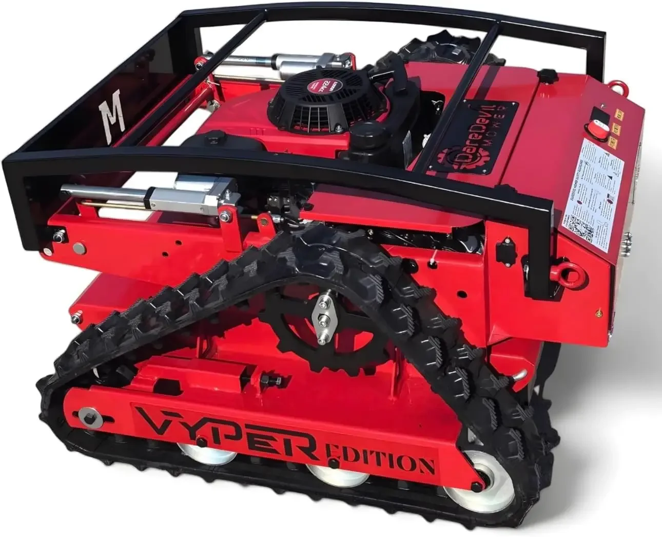 Inovador cortador de bateria dupla híbrido com carregamento automático + escova de neve, corte de 22 polegadas e 55 °   Capacidade da inclinação