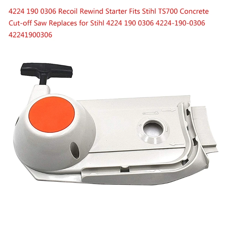 Recoil Rewind Pull Starter Cover Assembly For TS410 TS420 TS480I TS500I 410 420 480I 500I Concrete Cut Off Cutquik Saws